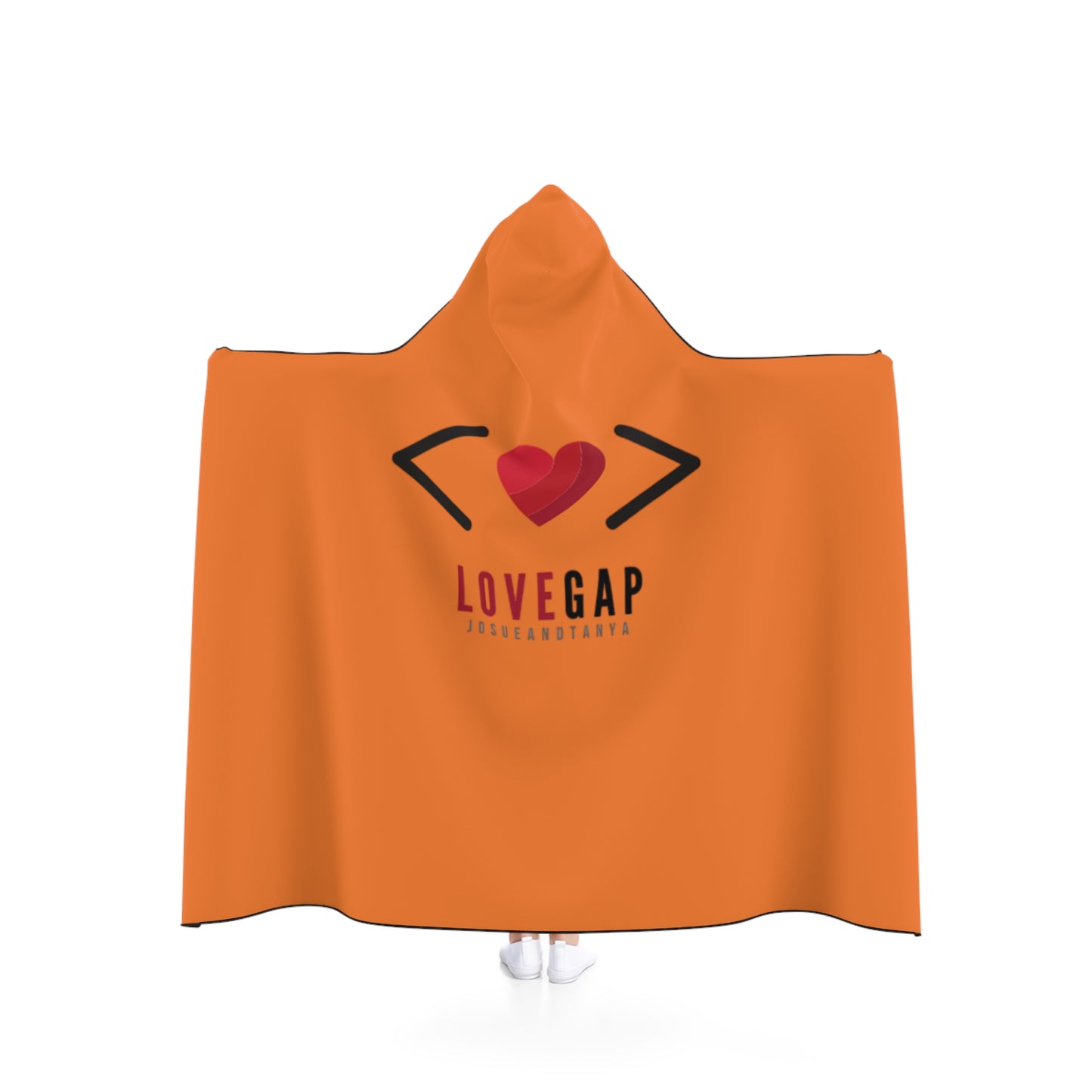 Crusta Orange - Hooded Blanket - LoveGap