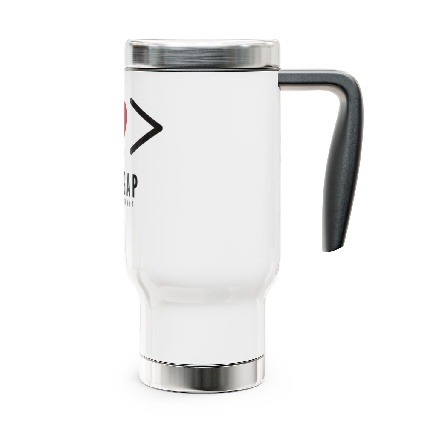 Age Gap Stainless Steel Travel Mug with Handle, 14oz